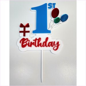 First birthday cake topper