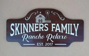Premium Wooden Family Sign - Farm Edition