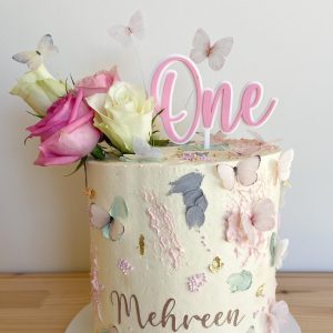 Double Layered Age Cake Topper