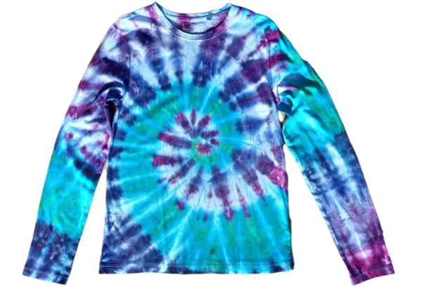 Size 14 Green Purple Blue Spiral