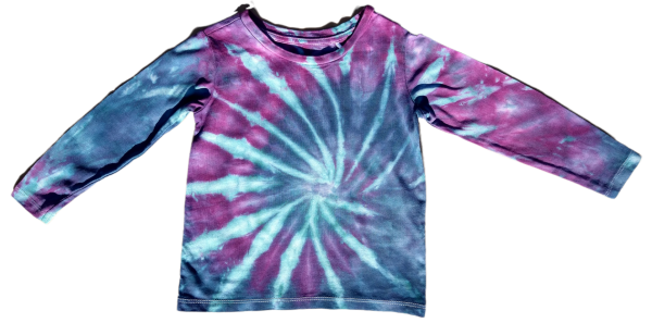 Size 2 Purple Blue Spiral