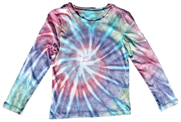 Size 9 Green Blue Purple Pink Spiral