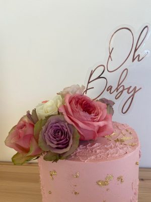 Oh Baby Floating Cake Topper