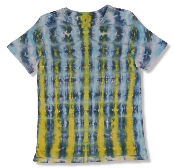 Blue and Yellow Striped Size 16
