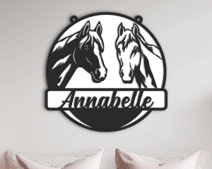 Horse Name Sign