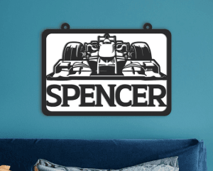 Formula 1 Room Sign