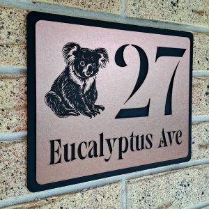 Metallic Address Plaques – Australian Animals
