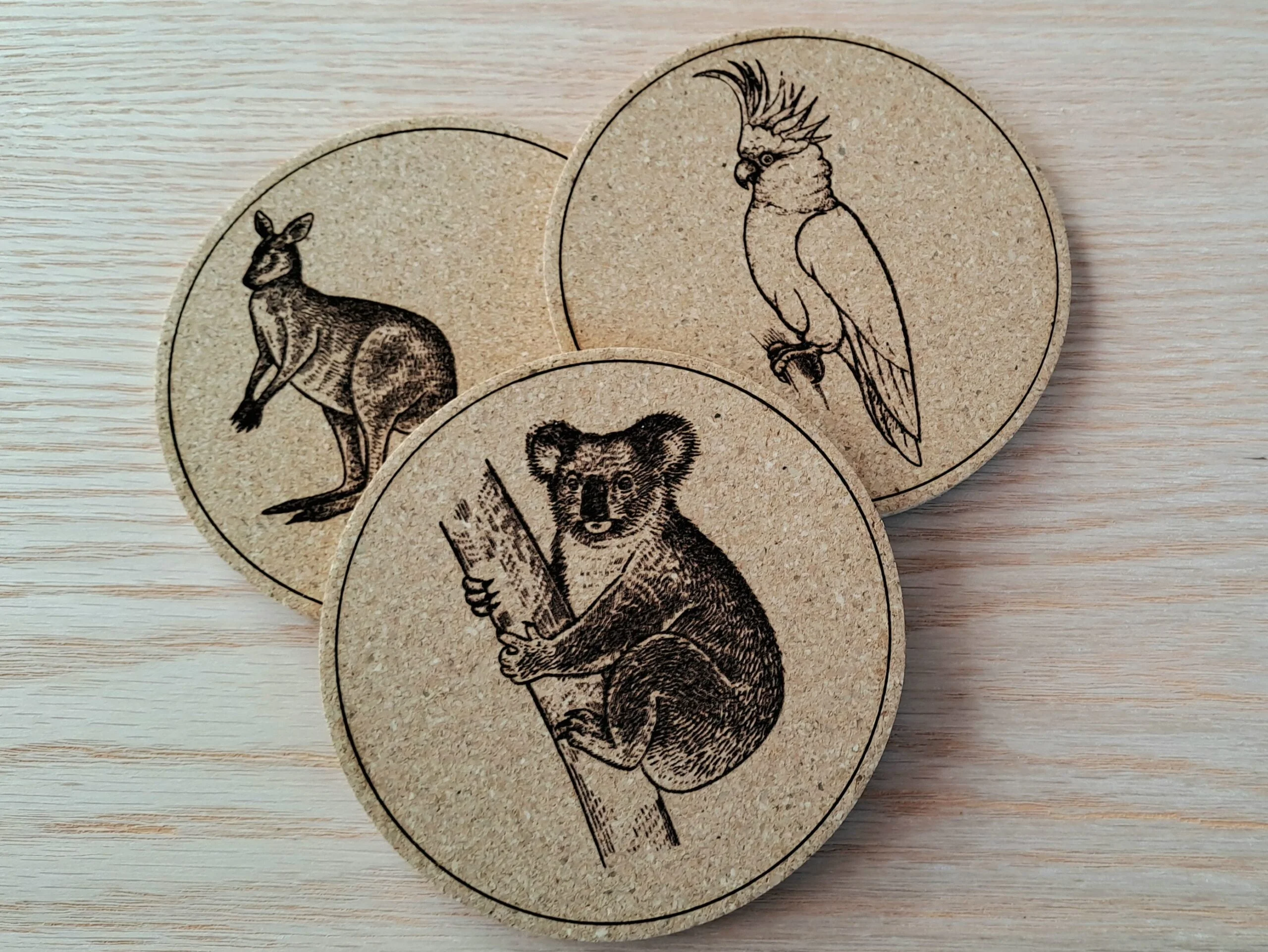 Australian Animal Selection Coasters