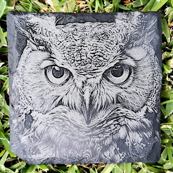 Owl Slate Coaster