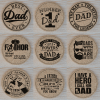 Father's Day Cork Coasters