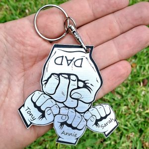 fist bump keyring