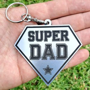 Super dad keyring