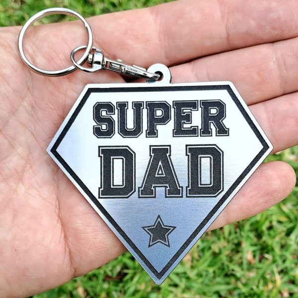 Super dad keyring