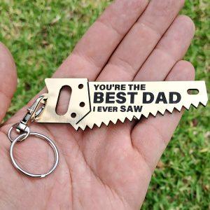 Saw keyring for Dad