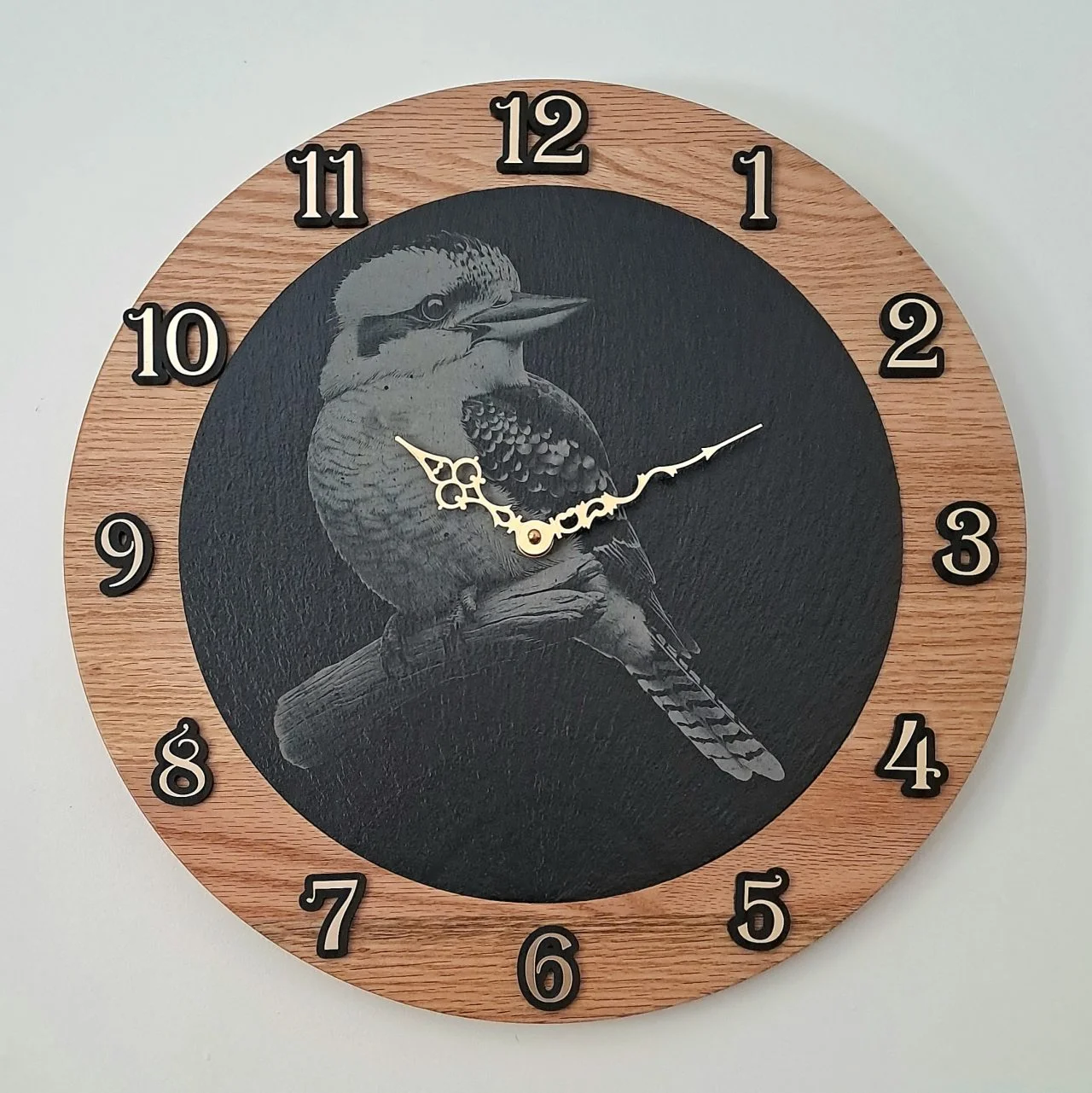 Large Kookaburra Wall Clock