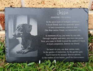 Dog Memorial Plaque