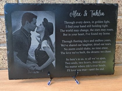 Valentines Photo Engraving