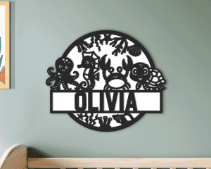 Under the Sea Name Sign